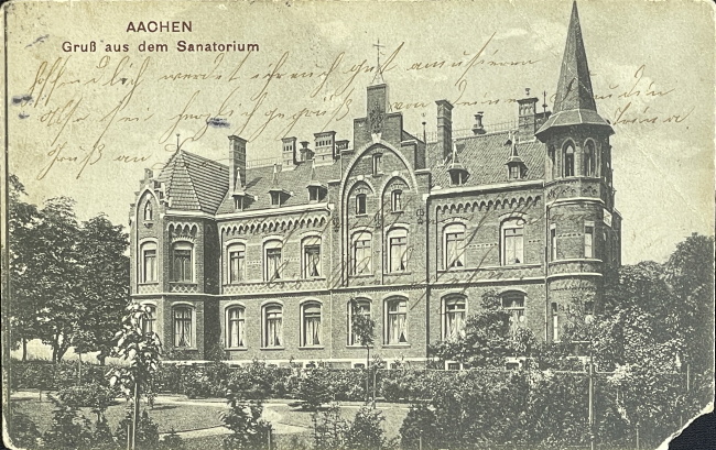Sanatorium L&uuml;tticher Stra&szlig;e 1911